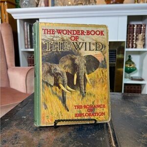 The Wonder Book of the Wild Hardcover 1920s